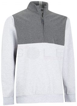 Ashworth French Terry Blocked Half-Zip Pullover
