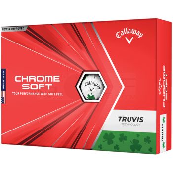 Callaway Limited Edition Chrome Soft Truvis Shamrock